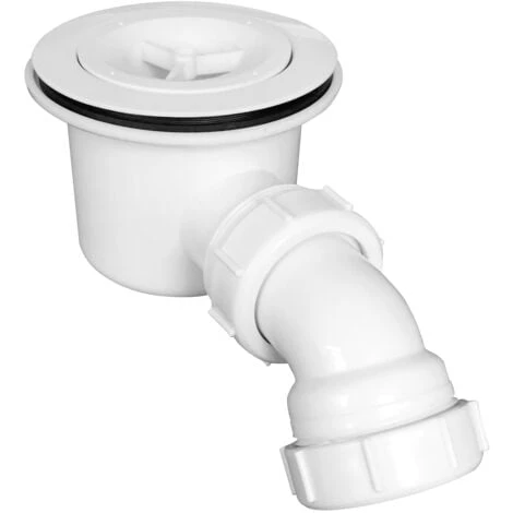 ELEGANT Low Profile Shower Tray White Anti Slip Shower Tray Rectangular Slate Effect Shower Base Tray 1200 X 800 X 30 Mm With Free Waste Trap, Slate Drain Cover - Image 4