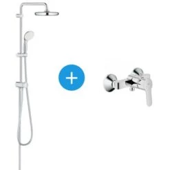 Grohe Tempesta System 210 Shower Set With Lever Mixer And Shower Column With Manual Diverter (26381XXX)