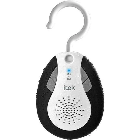 ITek Waterproof Speaker And Handsfree Kit - Black