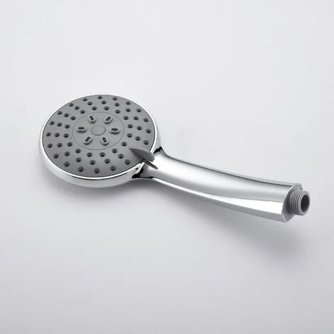 Acezanble Bathroom COOL TOUCH Thermostatic Mixer Shower Set Round Twin Head Exposed Valve Independent Water Divider Chrome - Image 3