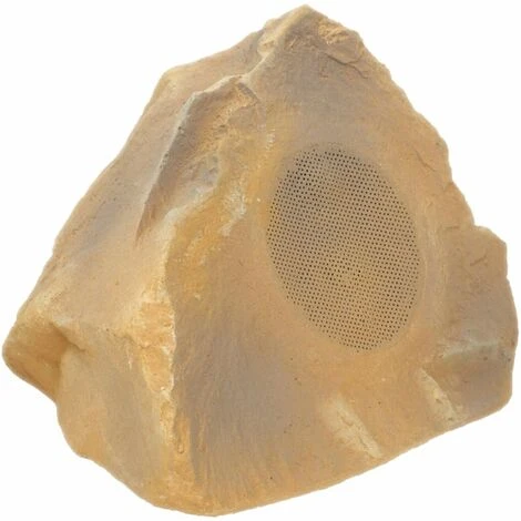 1x 75W 8OHM Realistic Rock Speaker €“Sand Stone€“ Waterproof Outdoor Garden Music