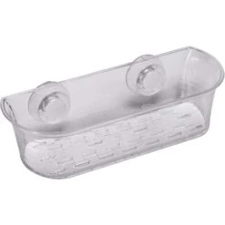 Croydex Press 'N' Lock Suction Fix Long Basket