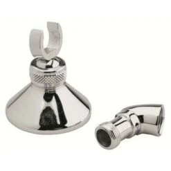 Nuie Chrome Plated Wall Bracket And Elbow - A310A