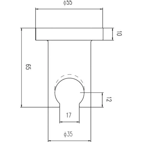 Nuie Luxury Chrome Plated Wall Bracket - A377 - Image 2
