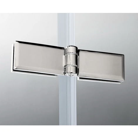 760x900x1850mm Two Frameless Pivot Hinge Doors Walk In Shower Enclosure Glass Screen Cubicle - Image 2