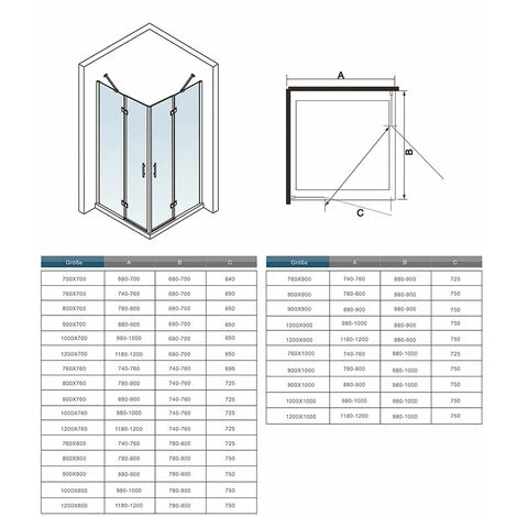 760x900x1850mm Two Frameless Pivot Hinge Doors Walk In Shower Enclosure Glass Screen Cubicle - Image 5
