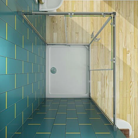 SKY Sliding Corner Entry 760 X 760 Mm Shower Enclosure 6mm Extra Toughened Safety Glass Sliding Cubicle Door - Image 5