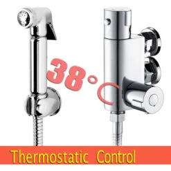 Sky Thermostatic Mixer Bidets Toilet Valve Hand Held Douche Kit Muslim Spray Shower