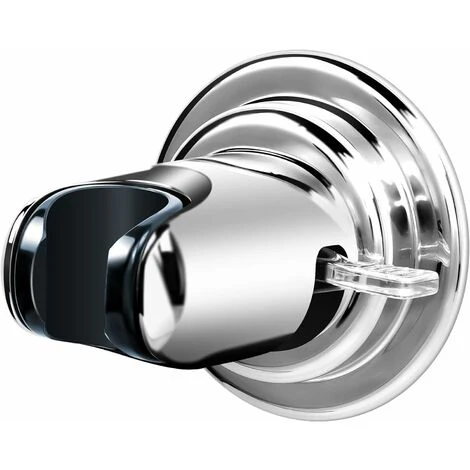 Shower Holder, Replaceable Hand Strong Vacuum Suction Cup Shower Head Holder, Universal Adjustable Suction Cup Shower Holder, Removable Wall Suction Cup Holder, ABS Plastic