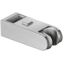 Chrome Plated Plastic Height Adjustable Square Shower Slider Replacement Head Support Rail Stand Bathroom Accessories