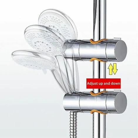 Shower Head Holder, Replacement Shower Holder For Adjustable Sliding Bar (19mm-25mm) - Image 3