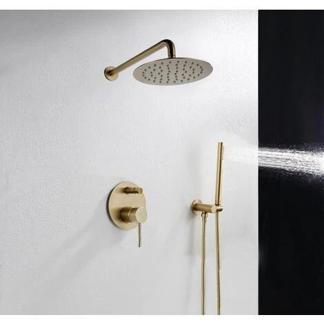 Concealed Shower Set Rea Lungo Gold + Box - Image 5