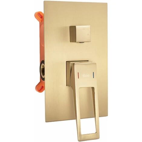 Concealed Shower Set Rea Parker Brush Gold + Box - Image 2