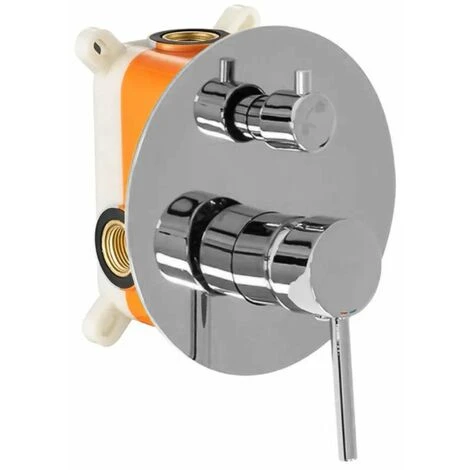 Concealed Shower Set Rea Lungo Chrome + Box - Image 2