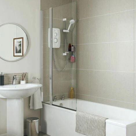 Mira Jump Electric Shower 9.5kW Clearscale White & Chrome 5 Spray 1.1788.011 - Image 2