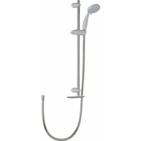 Mira Nectar Shower Fittings Kit + 1.25m Hose - White/Chrome