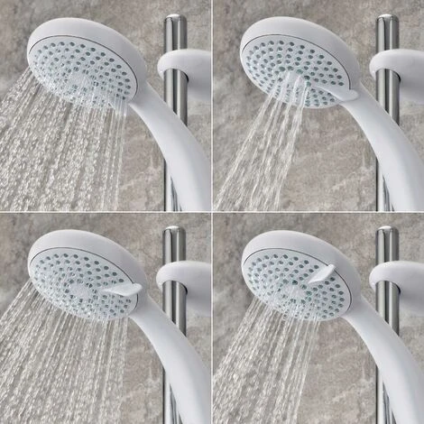 Mira Nectar Shower Fittings Kit + 1.25m Hose - White/Chrome - Image 3