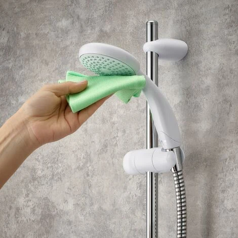 Mira Nectar Shower Fittings Kit + 1.25m Hose - White/Chrome - Image 5