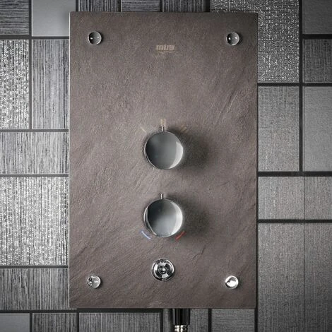 Mira Galena Electric Shower - 9.8kW Slate Effect - Image 2