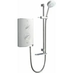 Mira Sport Electric Shower 7.5kW White & Chrome