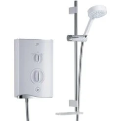 Mira Sport Multi-Fit Electric Shower 9.8kW White & Chrome