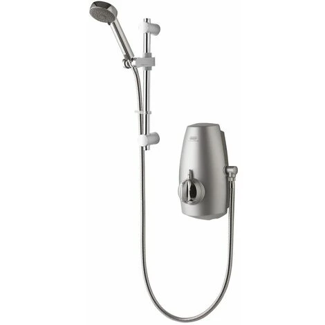 Aqualisa Aquastream Thermostatic Power Shower Satin Chrome