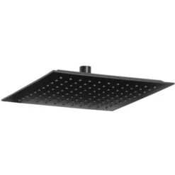 Square Rainfall Black ABS Movable Head Replacement Part For Shower Column