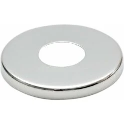 LITZEE 21mm Chrome Steel Clamp Vent Valve Hole Cover 9.5mm Size (10 Pieces)