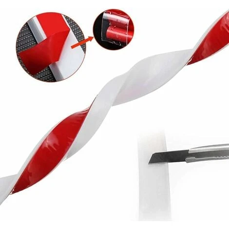 LITZEE 2 ME White Silicone Shower Barrier Retention System, Self Adhesive Rubber Shower Threshold, Water Dam, Waterproof Door Seal For Bathroom Floor - Image 2