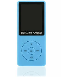 MP3/MP4 Player 64GB Music Player 1.8'' Screen Portable MP3 Music Player With FM Radio Voice Recorder For Adult Kids (Blue)