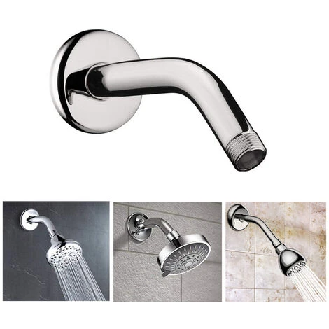 Shower Arm Stainless Steel Structure Shower Arm Top Shower Head Extension Arm For Bathroom Ceiling Shower Head Shower Arm Hose Accessories