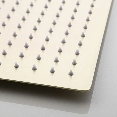 Ensemble De Douche Encastrable Doré Brossé 30cm30cm Système De Douche 2 Fonctions Mitigeur De Douche Avec Pommeau De Douche En Laiton Kit Douche Encastrable Plafond - Image 3