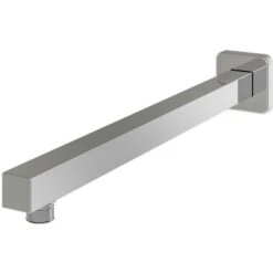 Aquarius Modern Square Fixed Over Head Shower Arm Chrome AQ601027