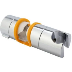 Replaceable Hand Shower Stand, Chrome ABS Shower Head Stand, 18-25MM Adjustable Diameter