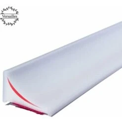 200cm Shower Water Stopper For Frameless Shower Door, Silicone Shower Threshold For Shower Floor, Water Noise Barrier For Bathroom And Kitchen (White)