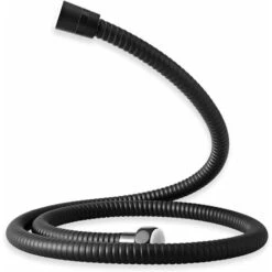 EMKE Replacement Shower Hose 1.5m Stainless Steel Shower Hose G1/2 Universal For Anti-Kink Anti-Explosion Leakproof Strong Tensile Black