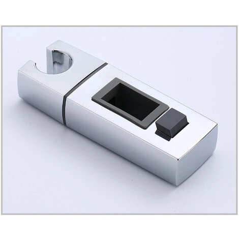 Adjustable Sliding Shower Head Holder, ABS Shower Holder For Bathroom, 31 X 18 Mm Rectangular Shower Bar