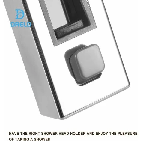 Adjustable Sliding Shower Head Holder, ABS Shower Holder For Bathroom, 31 X 18 Mm Rectangular Shower Bar - Image 5