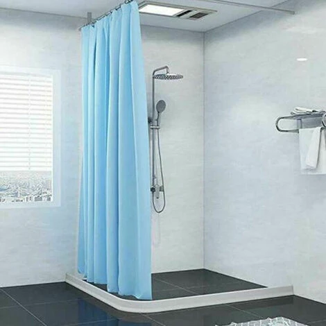 Shower Door Seal, Collapsible Shower Barrier, Shower Threshold For Wet And Dry Separation, Suitable For Kitchen And Bathroom (100 CM, 1pcs White) - Image 3