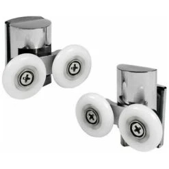 For Sliding Shower Door 2 Double Rollers 2 Wheels 23 Mm Roller Shower Diameter 23 Mm 2 Rollers Up And Down