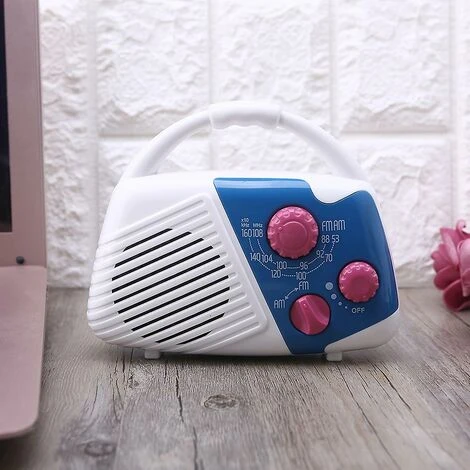 Waterproof Aa Battery Fm Am Radio Shower Radio With Speaker For Bathroom - Image 2