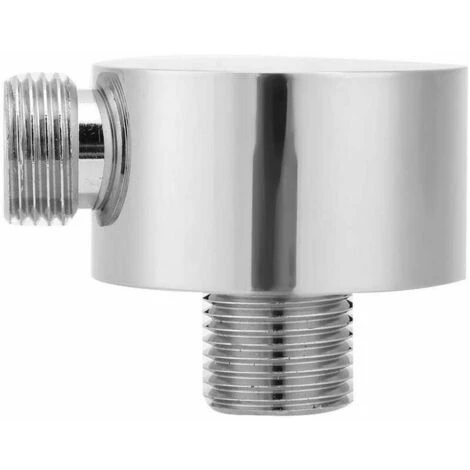 Brass Wall Mount Supply Elbow For Hand Shower Round Shape Shower Hose Connector G1/2 Shower Outlet Elbow For Hand Shower - Image 3