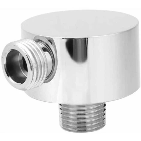 Brass Wall Mount Supply Elbow For Hand Shower Round Shape Shower Hose Connector G1/2 Shower Outlet Elbow For Hand Shower - Image 4