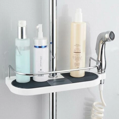 Bathroom Organizer For Shampoo, Suitable For 19 Mm To 25 Mm Rails - Image 3